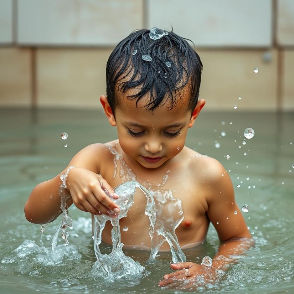 Dream : Washing your son in a dream