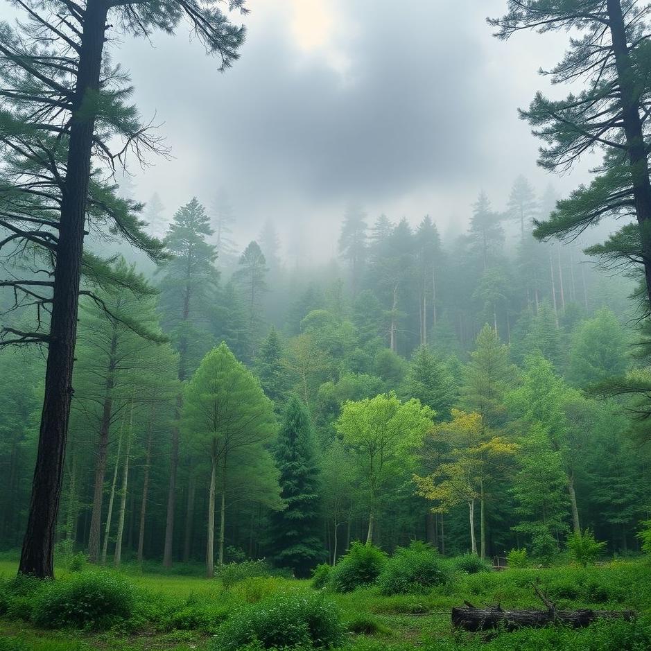 Dream : Watching a forest in a dream