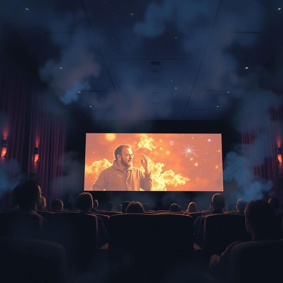 Dream : Watching a movie in a cinema in a dream