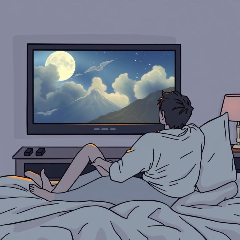 Dream : Watching TV with your lover in a dream