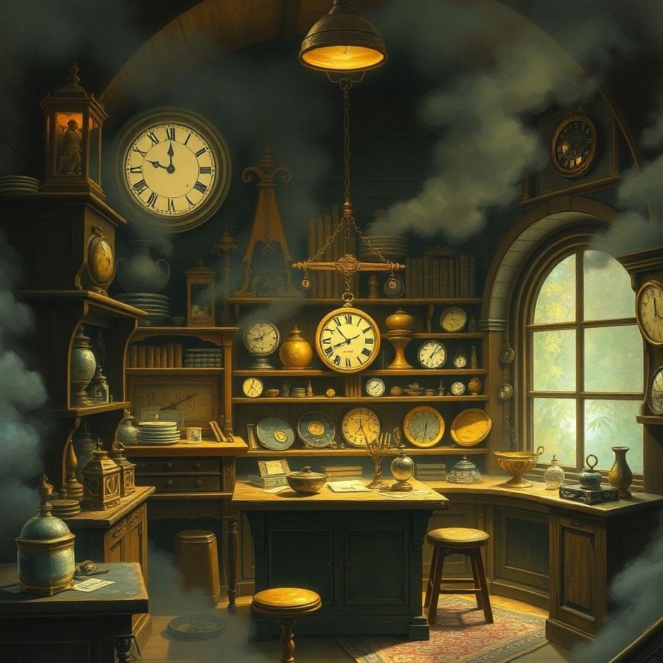 Dream : Watchmaker's shop in a dream