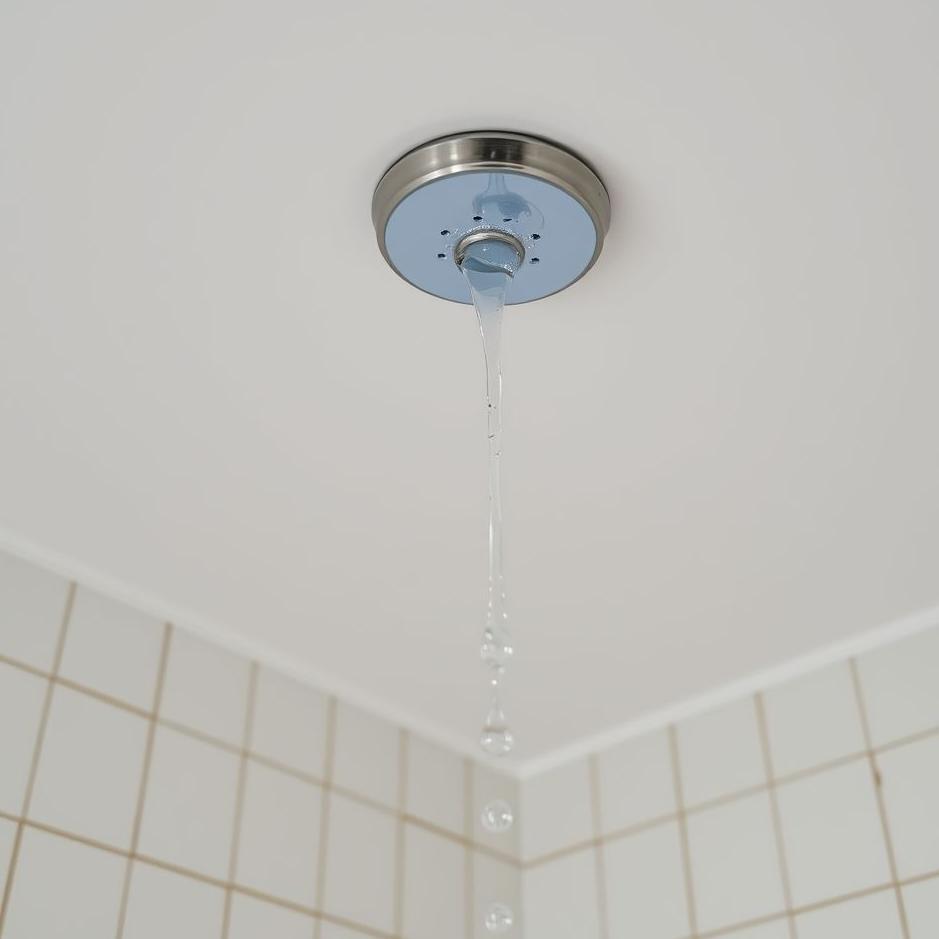 Dream : Water dripping from bathroom ceiling 