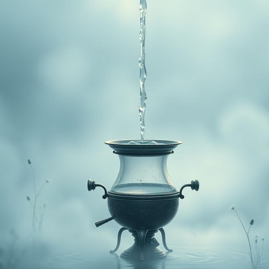 Dream : Water filling a samovar in a dream
