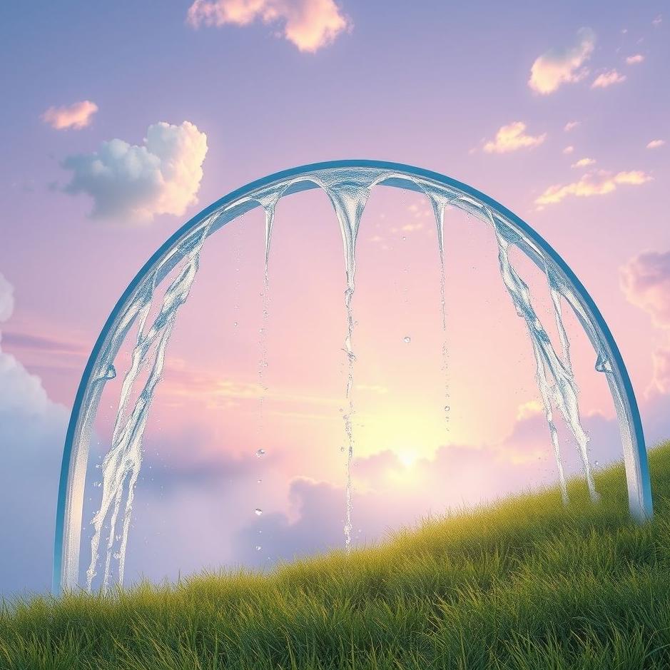 Dream : Water flow from arc in the dream