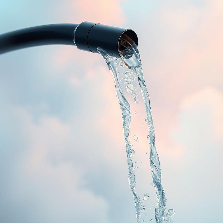 Dream : Water flowing from a black hose in a dream