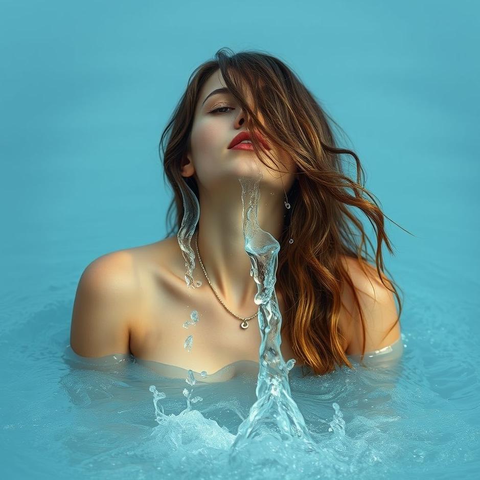 Dream : Water flowing from hair in a dream