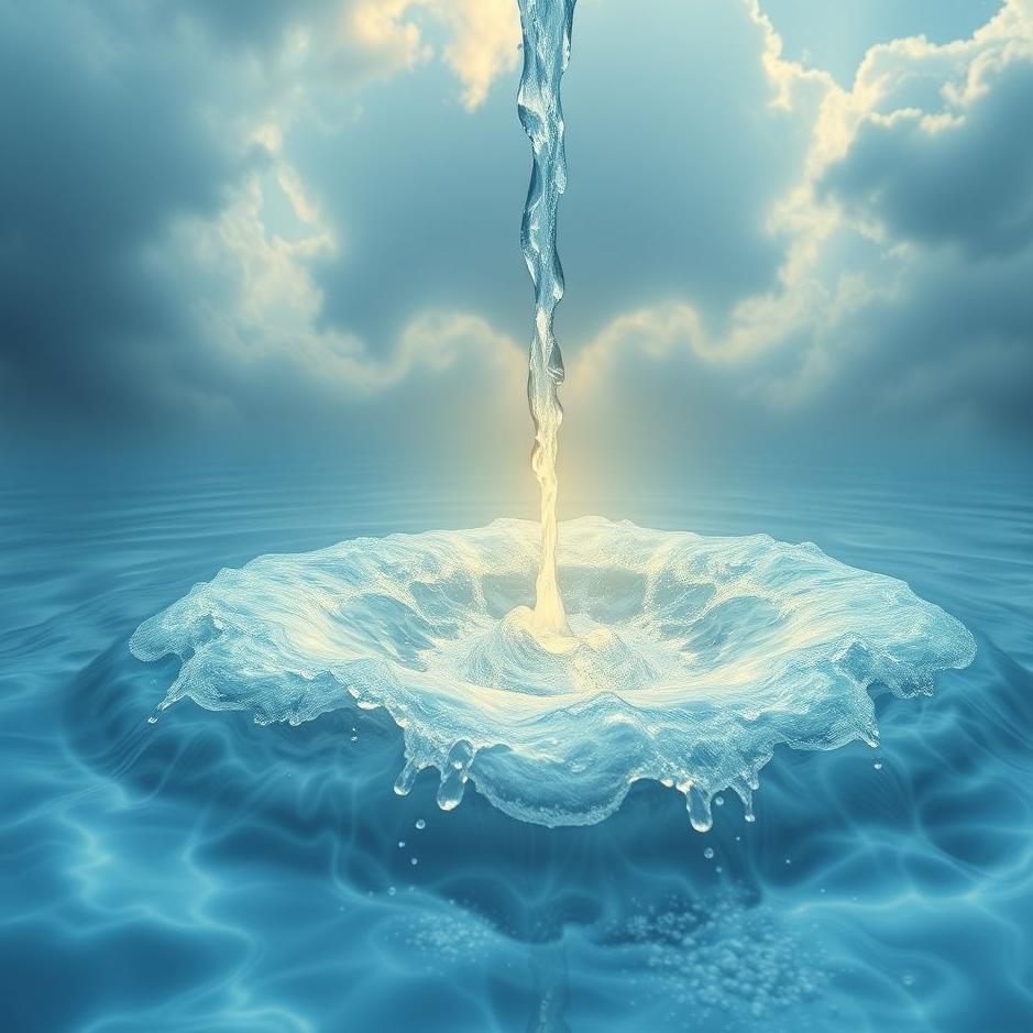 Dream : Water flowing from the heart in a dream