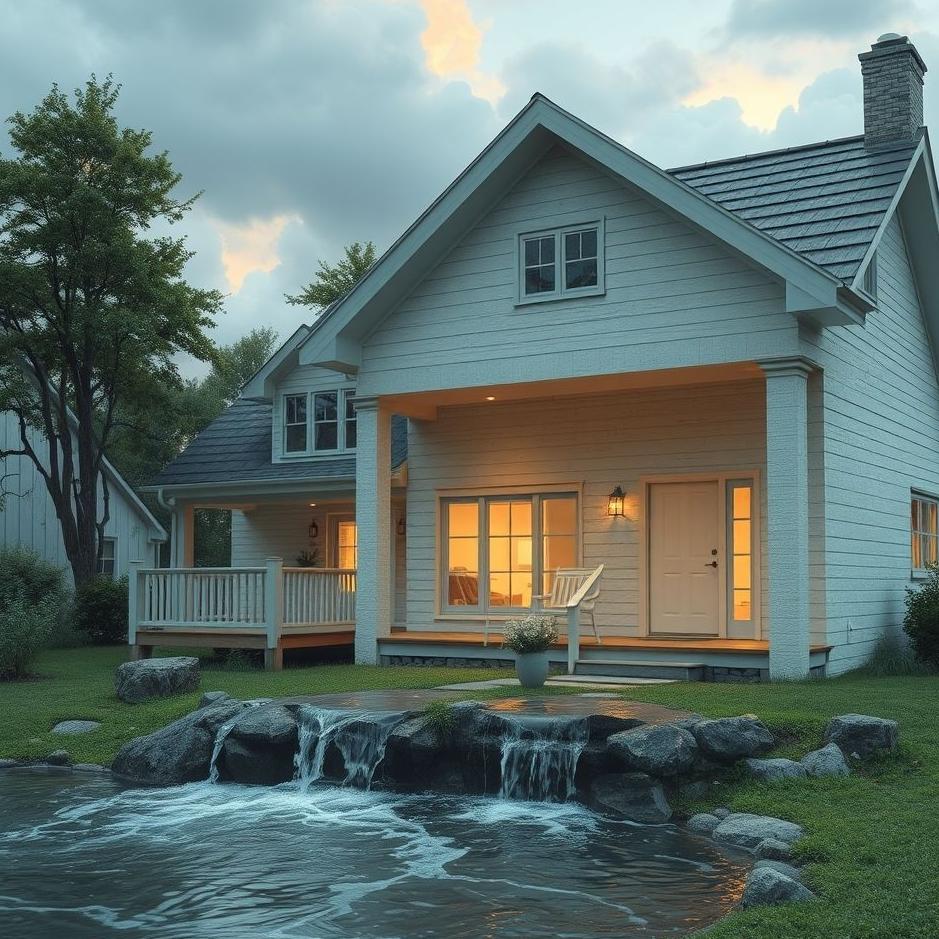 Dream : Water flowing into your house in a dream