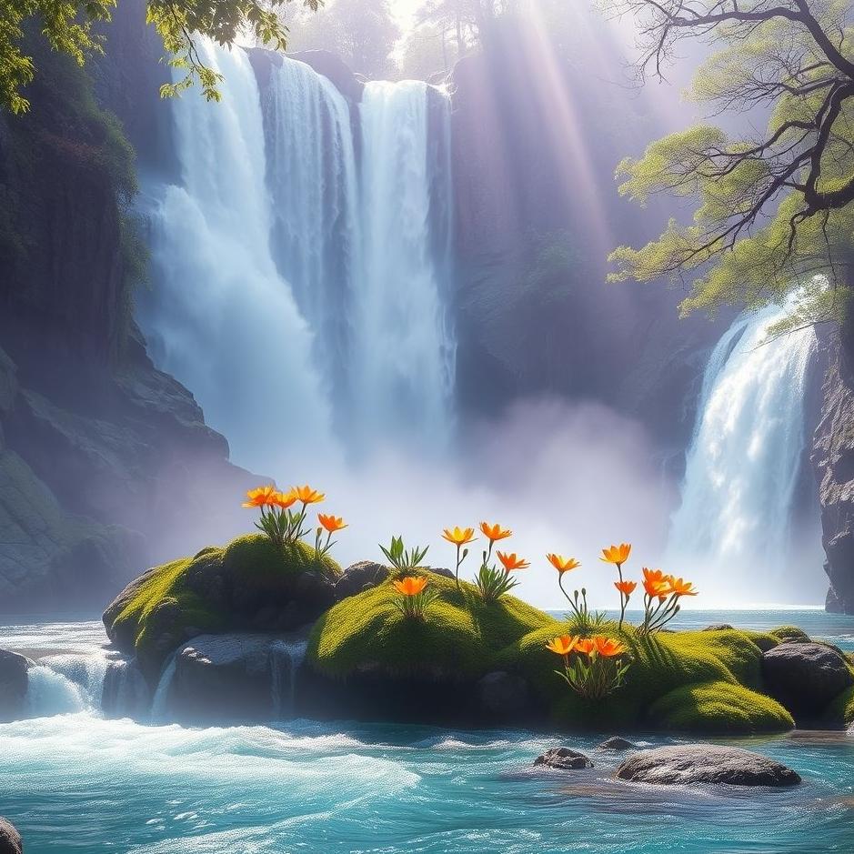 Dream : Water flowing with a roar in a dream