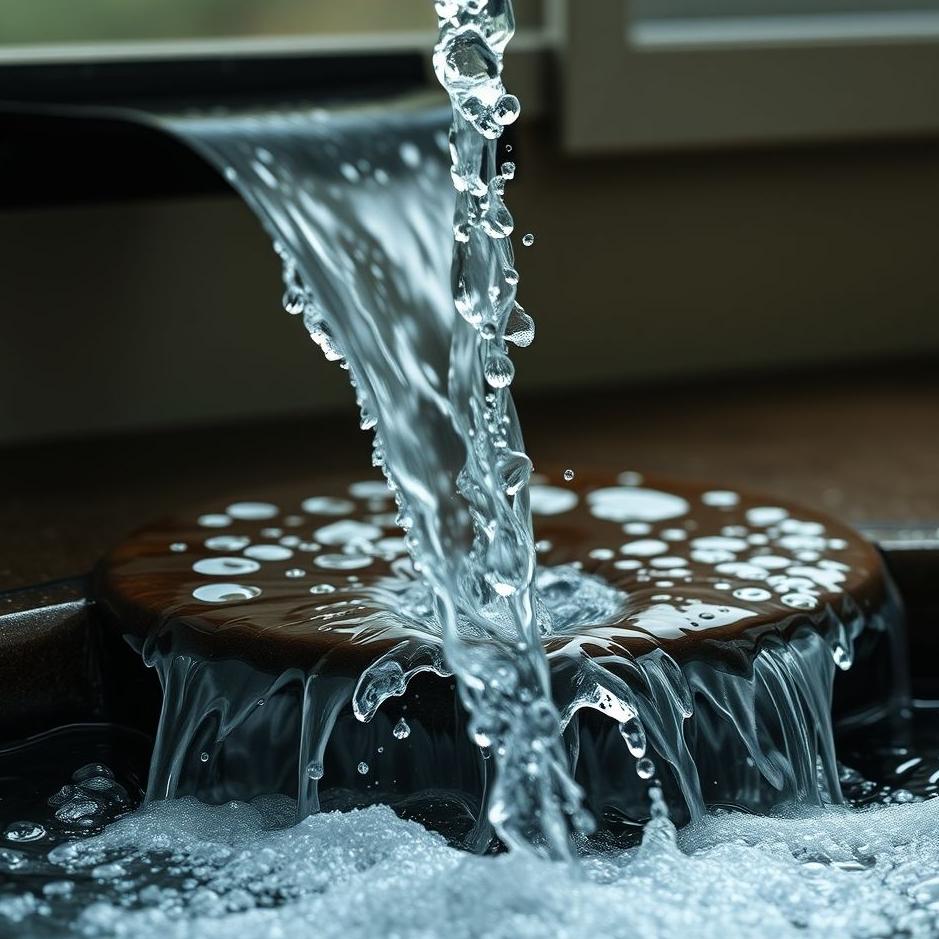 Dream : Water gushing at home in a dream