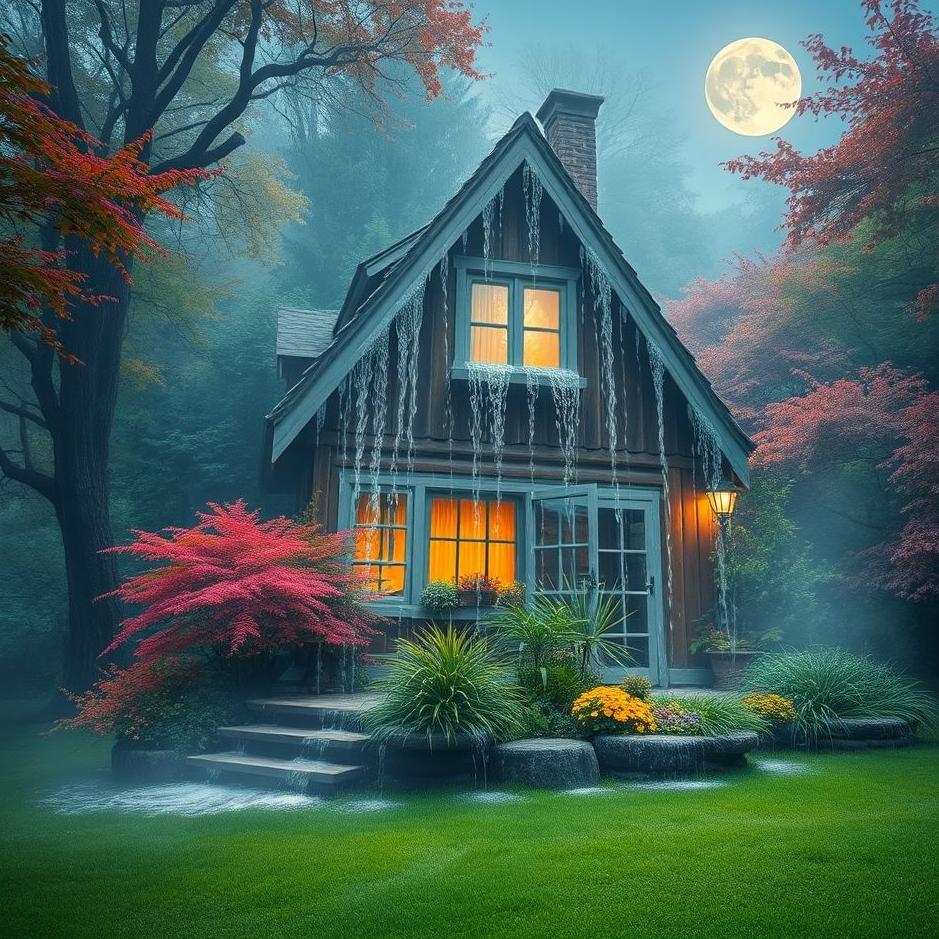 Dream : Water gushing from your house in a dream