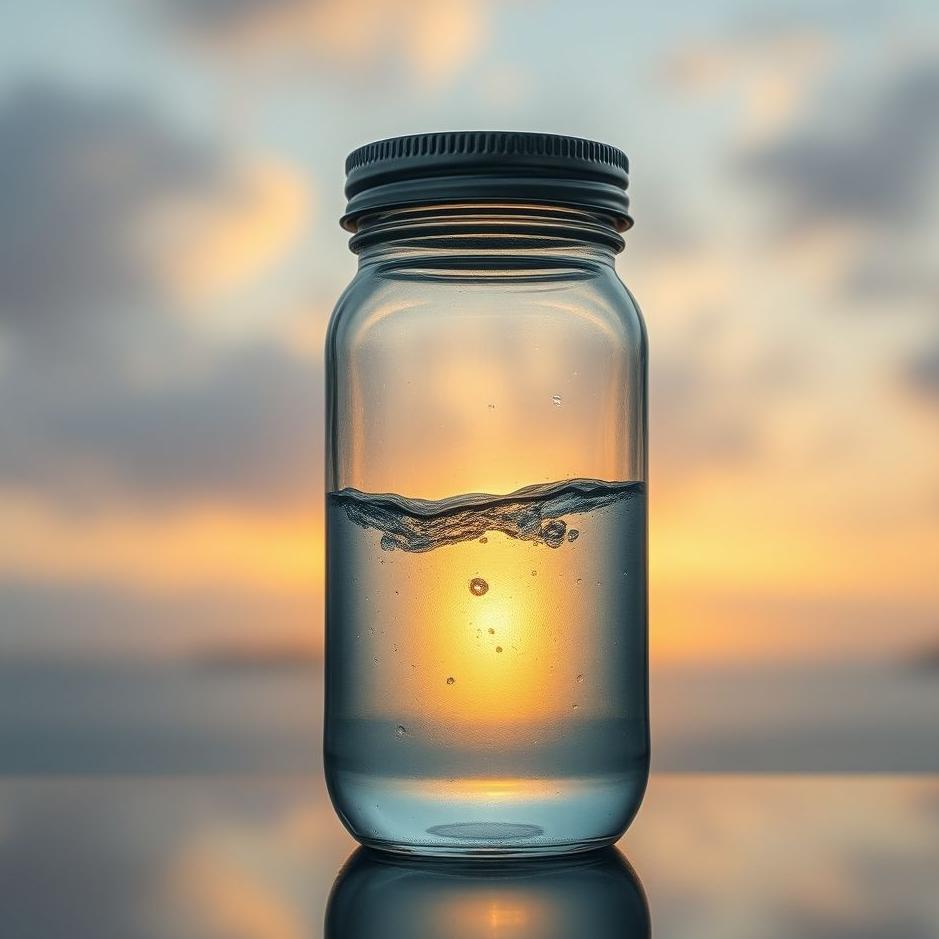 Dream : Water in a jar in a dream