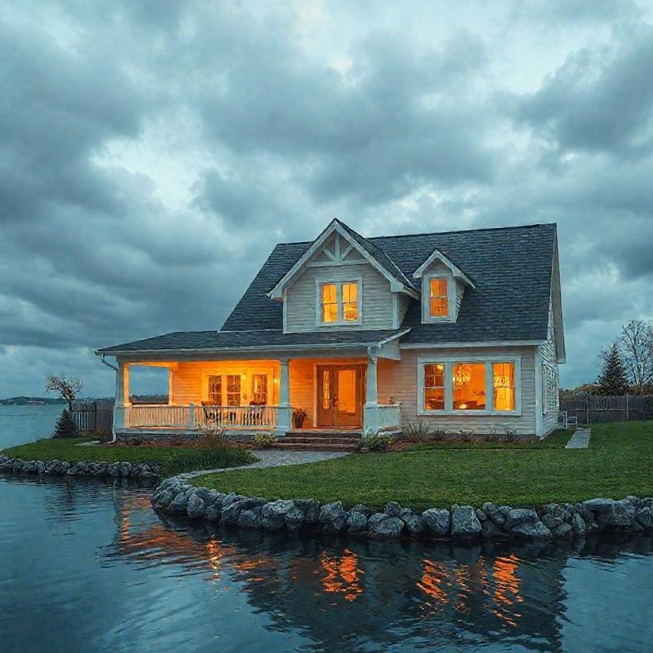 Dream : Water in front of your house in a dream