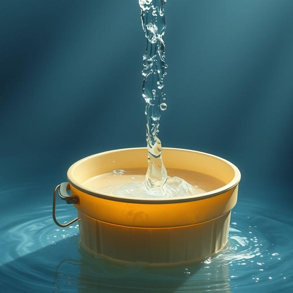 Dream Dictionary : Water overflowing from a bucket in a dream