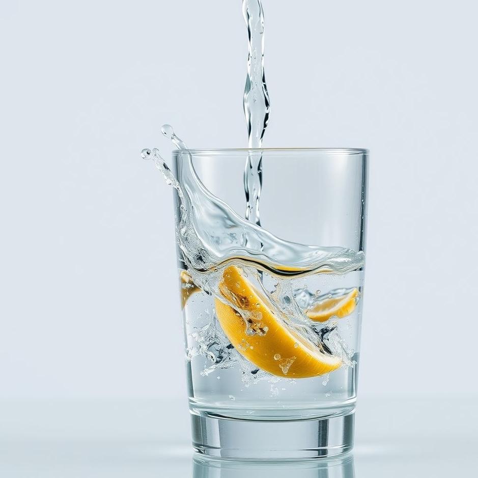 Dream : Water spilling from glass 