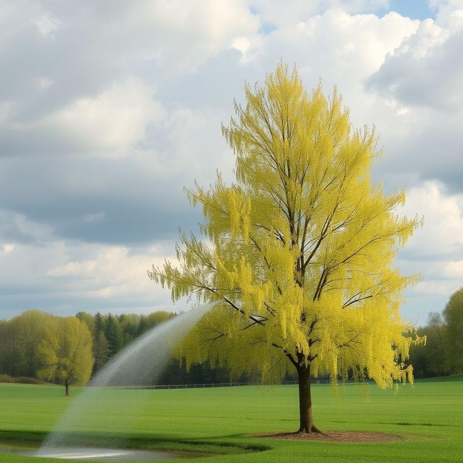 Dream : Watering a poplar tree in a dream