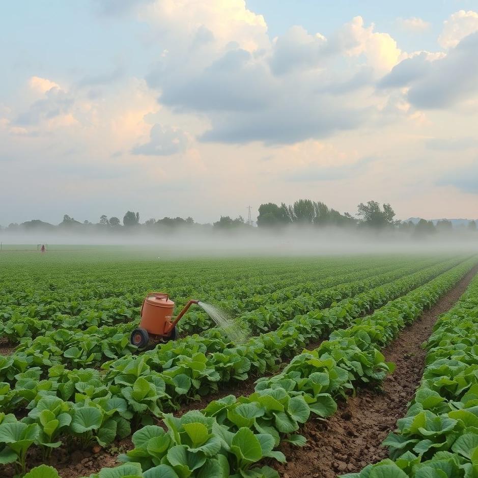 Dream : Watering a potato field in a dream