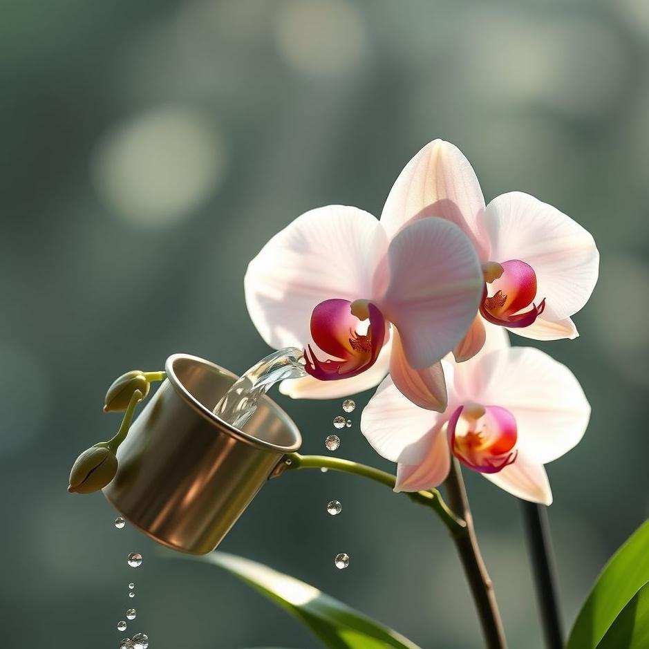 Dream : Watering an orchid in a dream