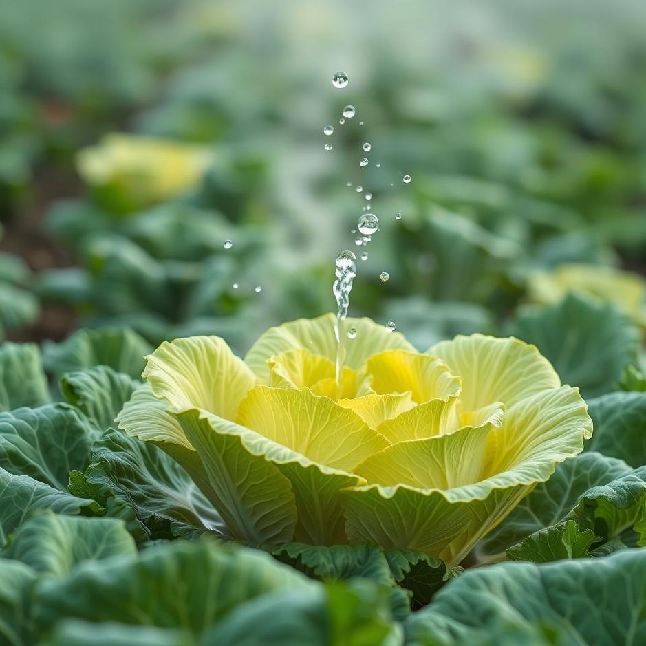 Dream : Watering cabbage in a dream