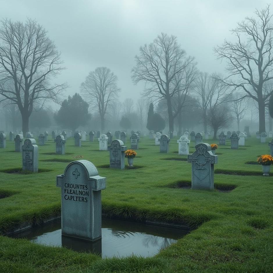 Dream : Watering graves in a dream