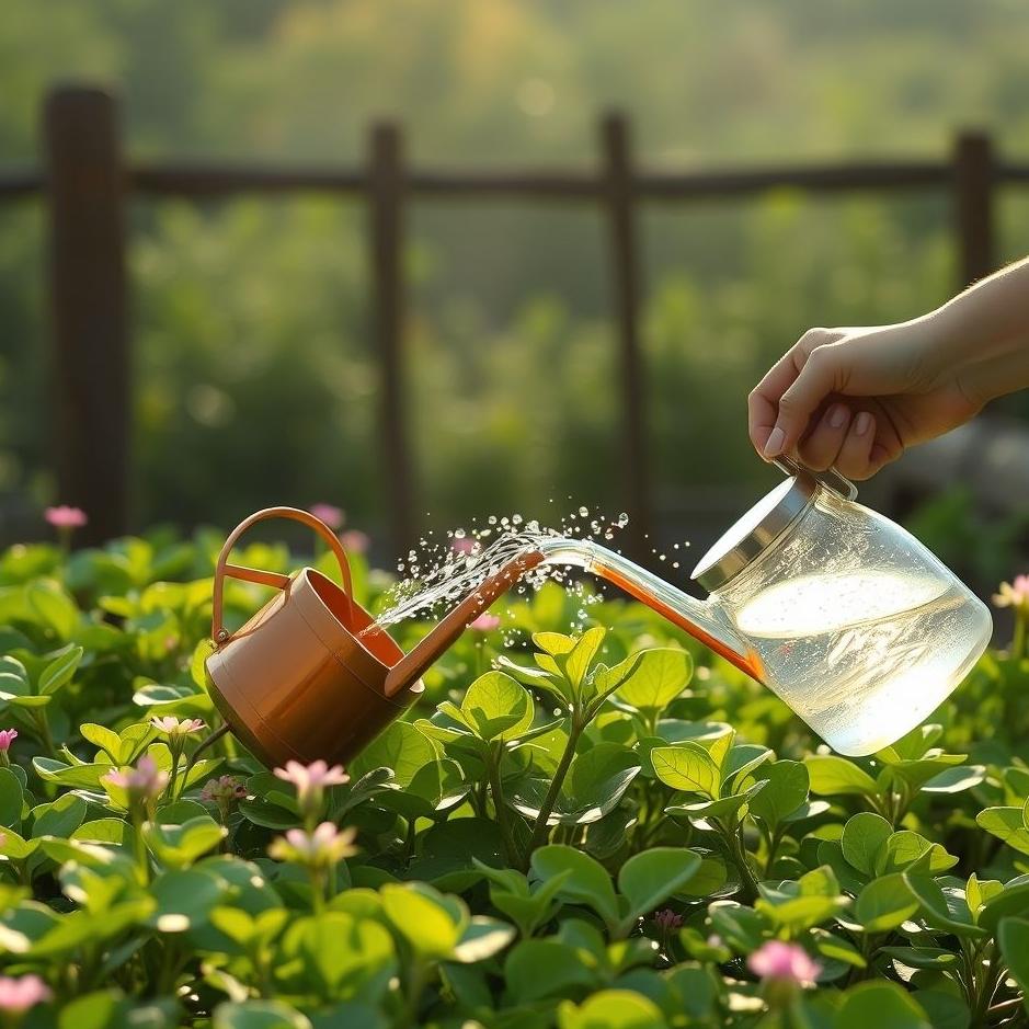 Dream : Watering purslane in a dream