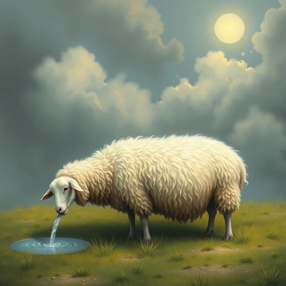 Dream : Watering sheep in a dream