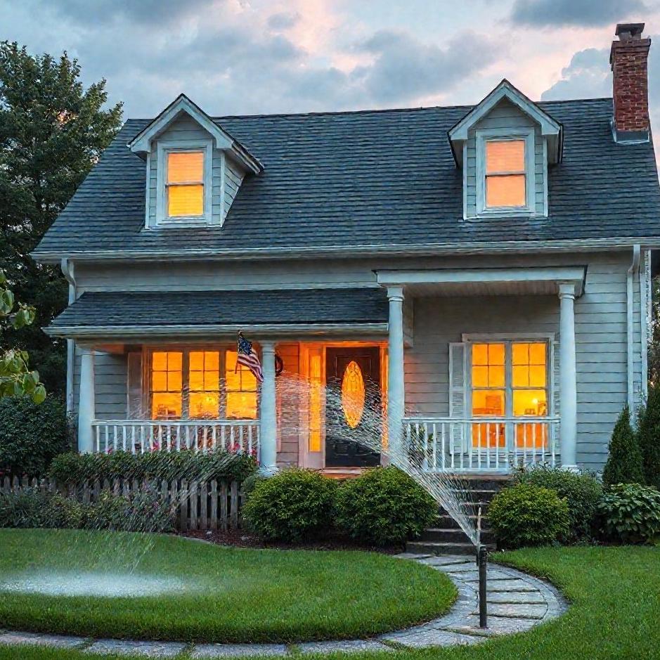 Dream : Watering the front of the house in a dream