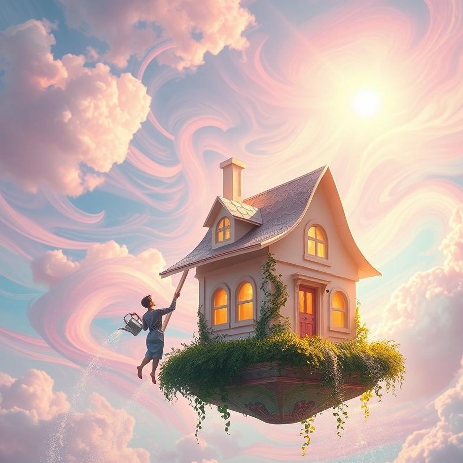 Dream : Watering the house in a dream