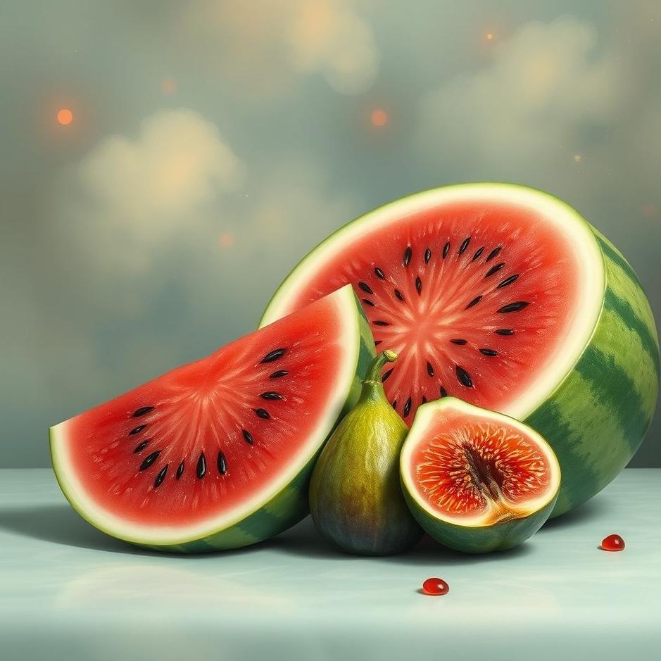 Dream : Watermelon and fig in a dream