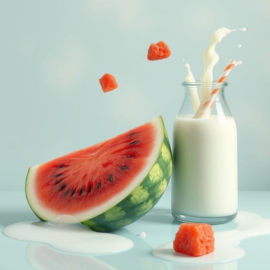 Dream : Watermelon and milk in a dream