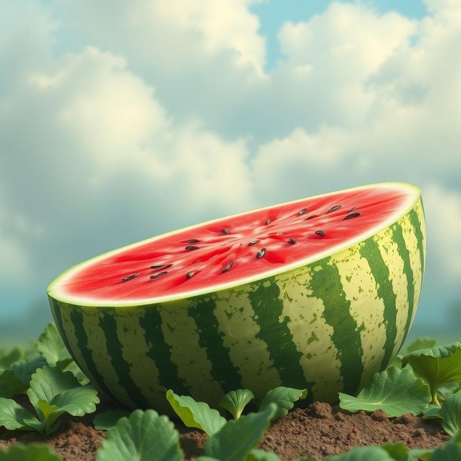 Dream : Watermelon before its season in a dream