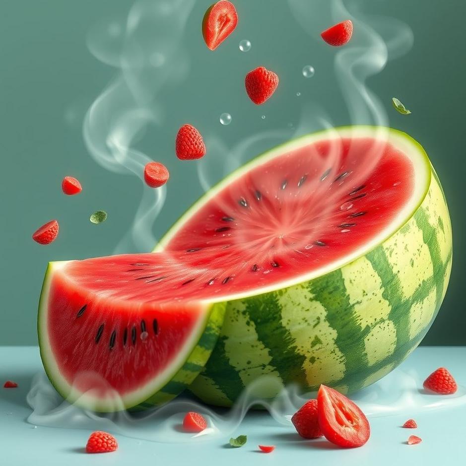Dream : Watermelon being cut in a dream
