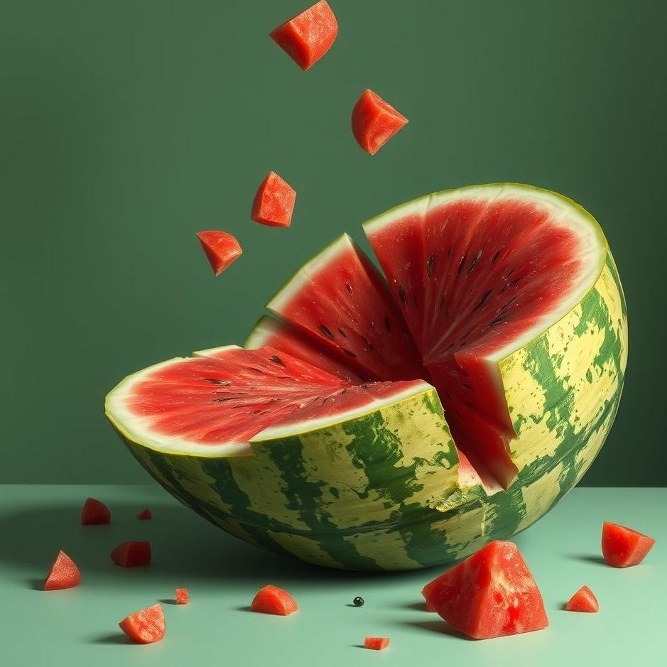 Dream : Watermelon being torn apart in a dream