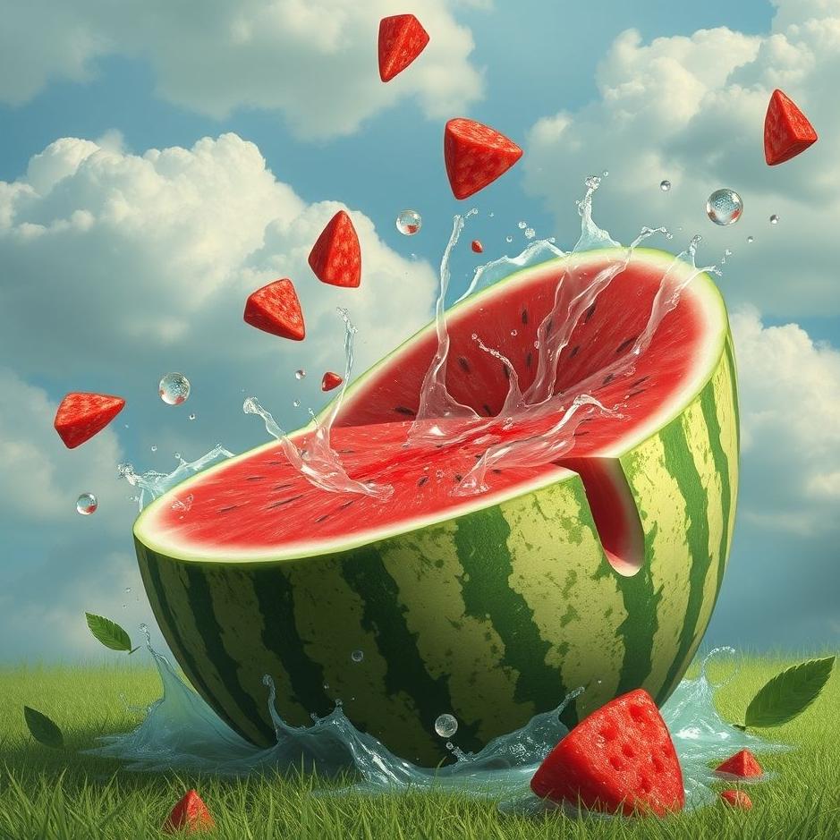 Dream : Watermelon breaking in a dream
