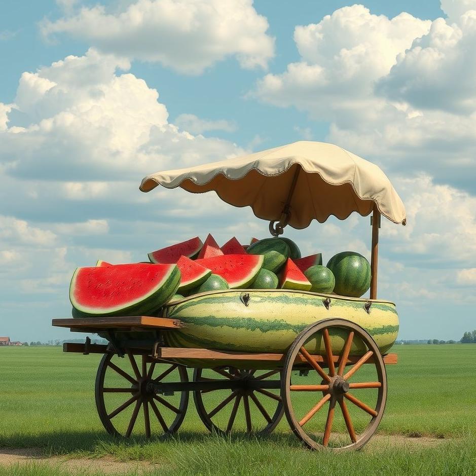 Dream : Watermelon cart in a dream