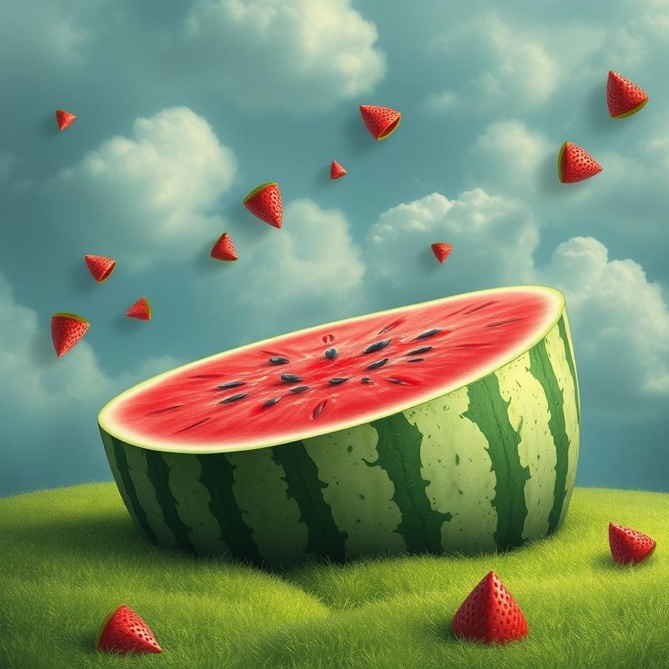 Dream : Watermelon hiding in a dream