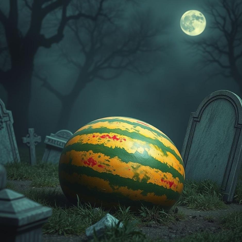 Dream : Watermelon in a cemetery in a dream