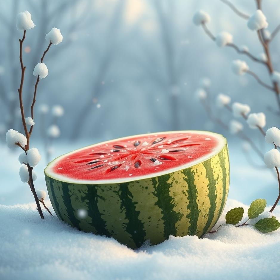 Dream : Watermelon in the winter in a dream