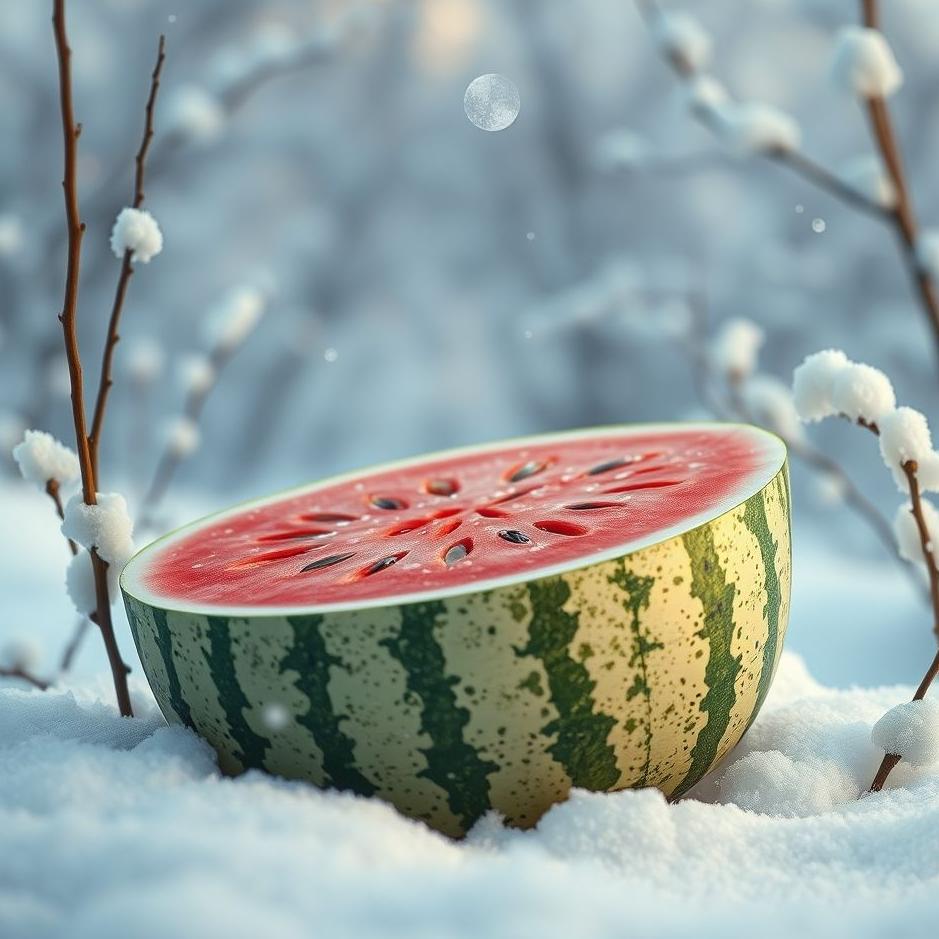Dream : Watermelon in the winter season in a dream