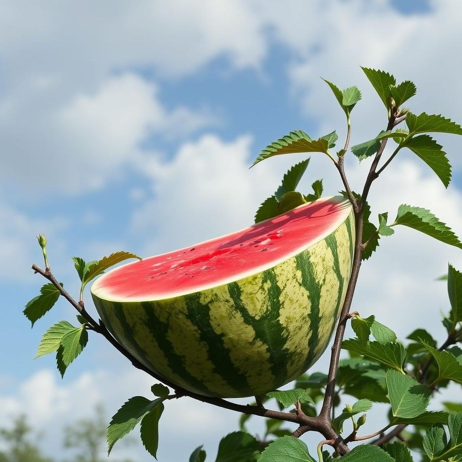 Dream : Watermelon on a tree in a dream