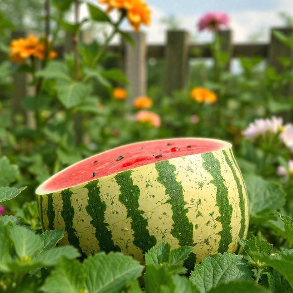 Dream : watermelon on the garden in the dream