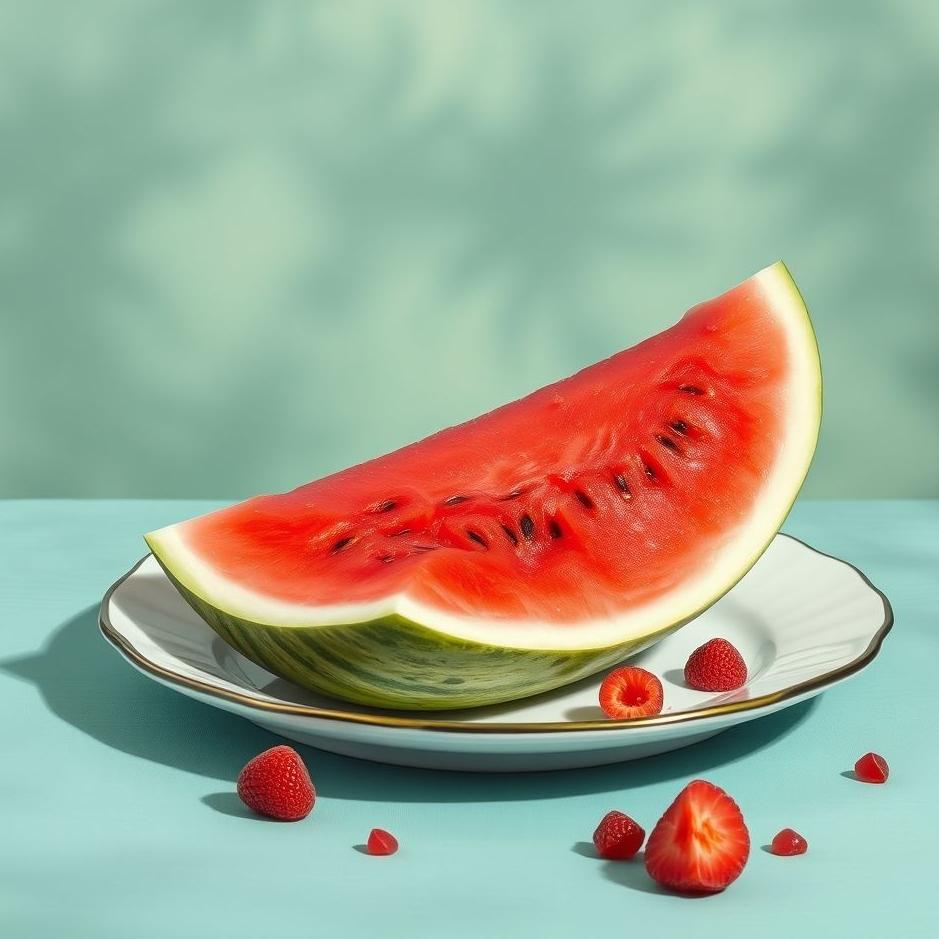 Dream : Watermelon plate in a dream