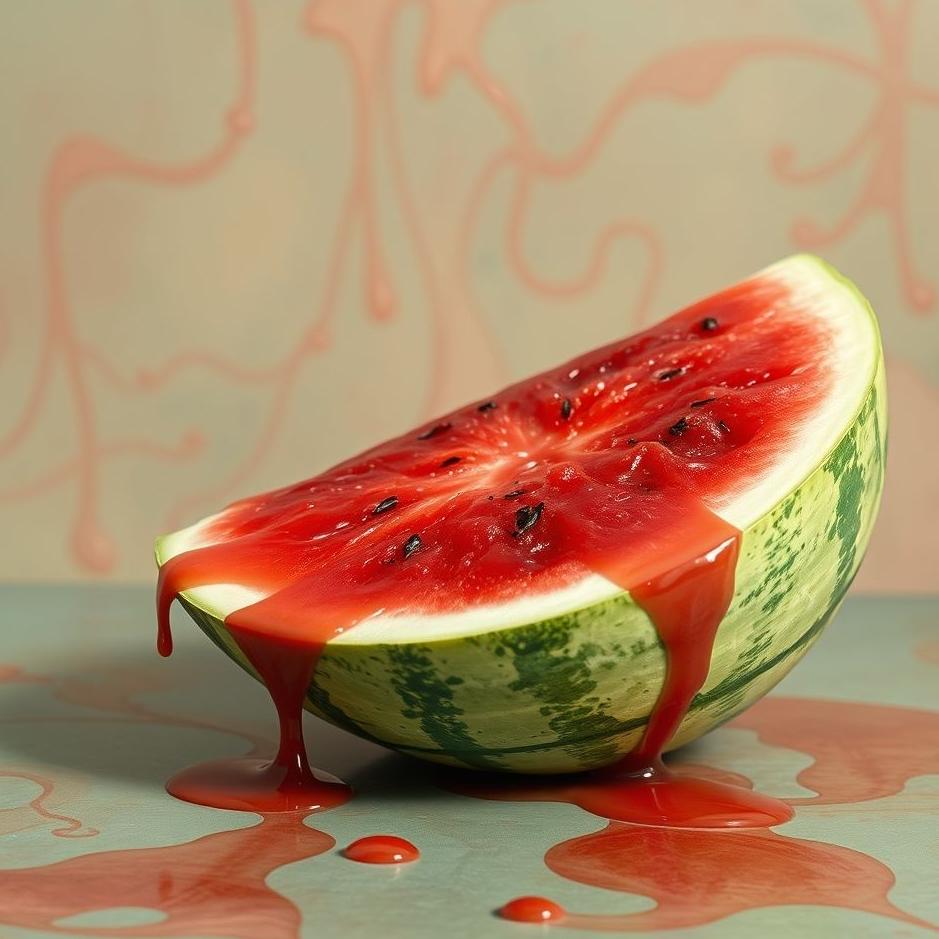 Dream : Watermelon stain in a dream