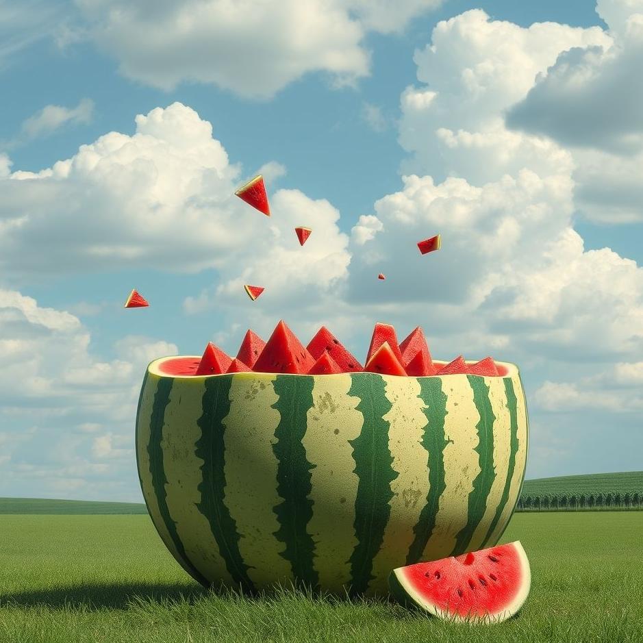 Dream : Watermelon stand in a dream