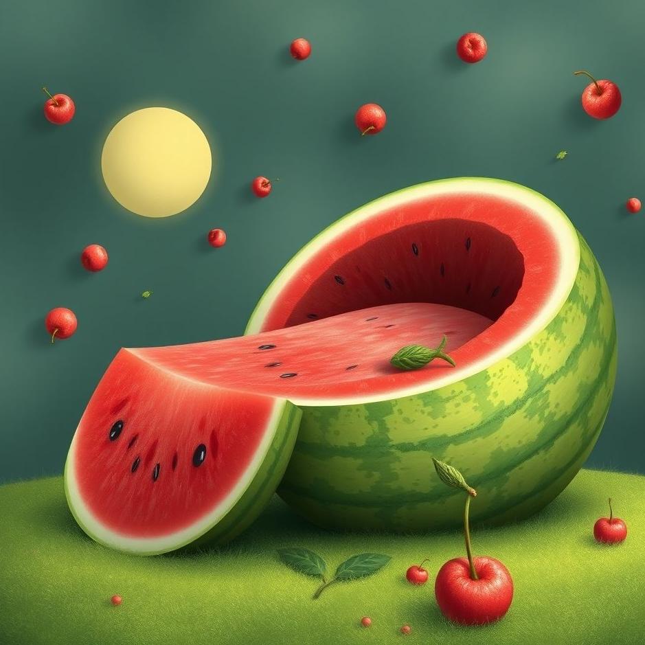 Dream : Watermelon turn into a mole in a dream