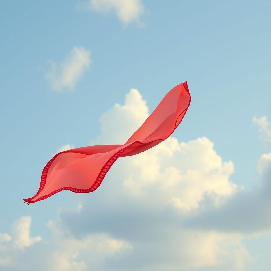 Dream : Waving a handkerchief in a dream