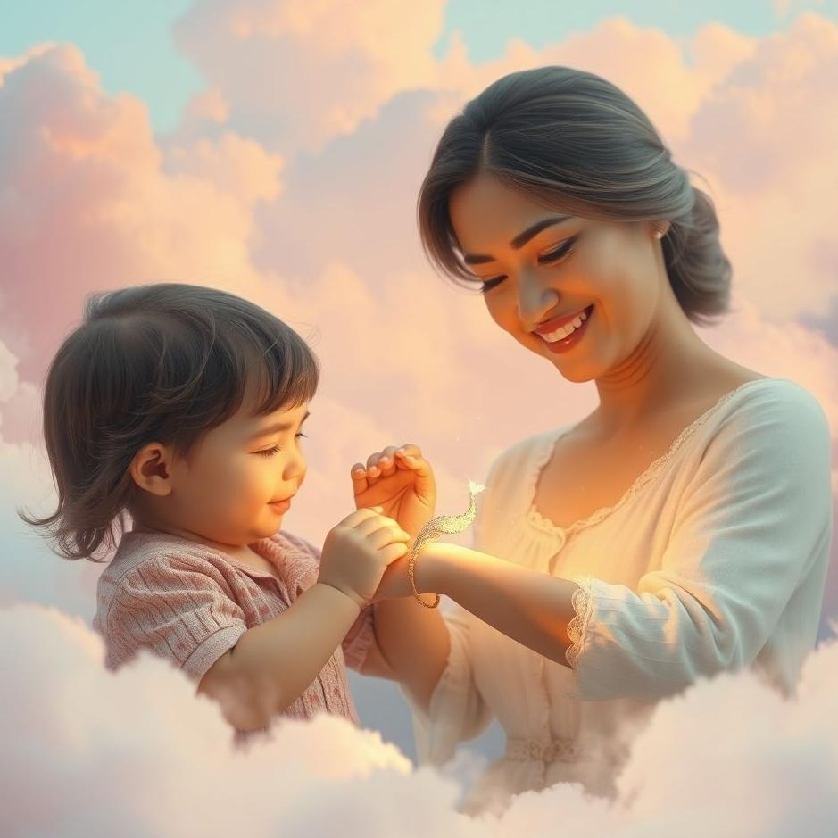 Dream : Wear gold bracelet to mother in dream