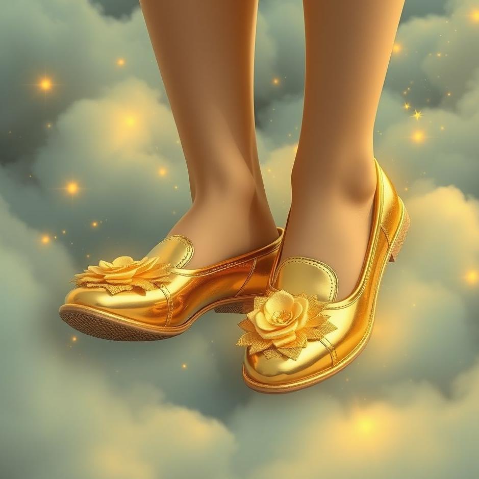 Dream Dictionary : Wear gold slippers in the dream