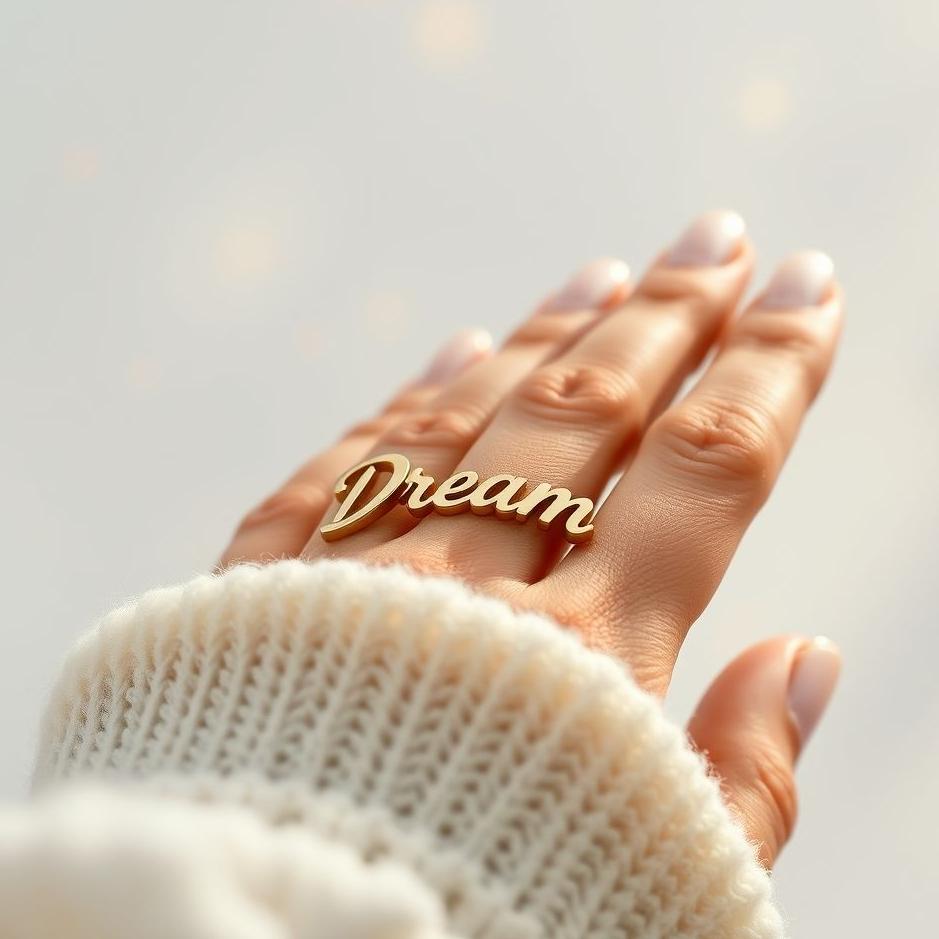 Dream : Wear gold word ring in the dream