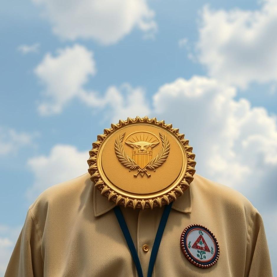 Dream : Wearing a badge in a dream